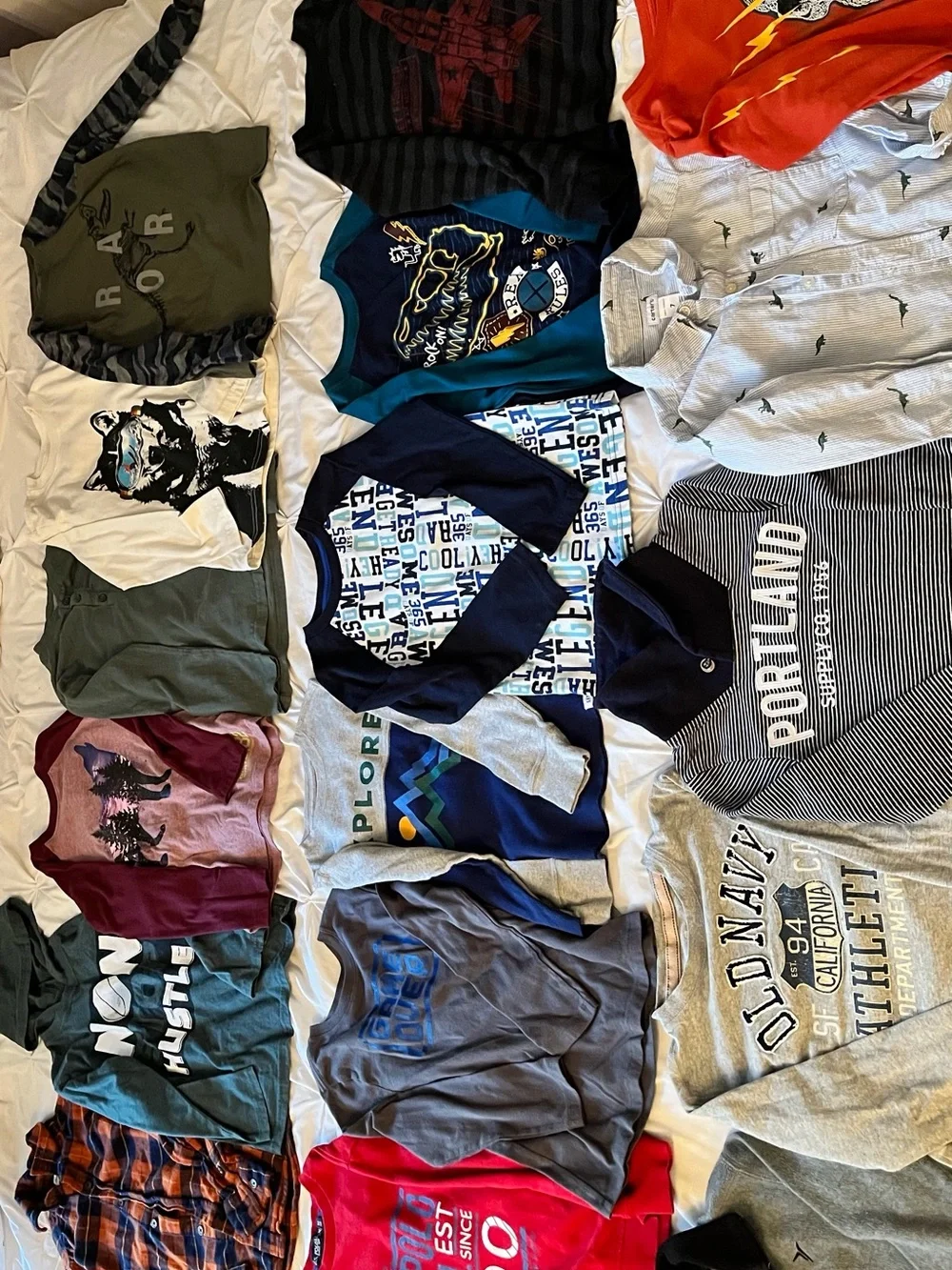 Boys 4/6 long sleeve shirts (17) $75